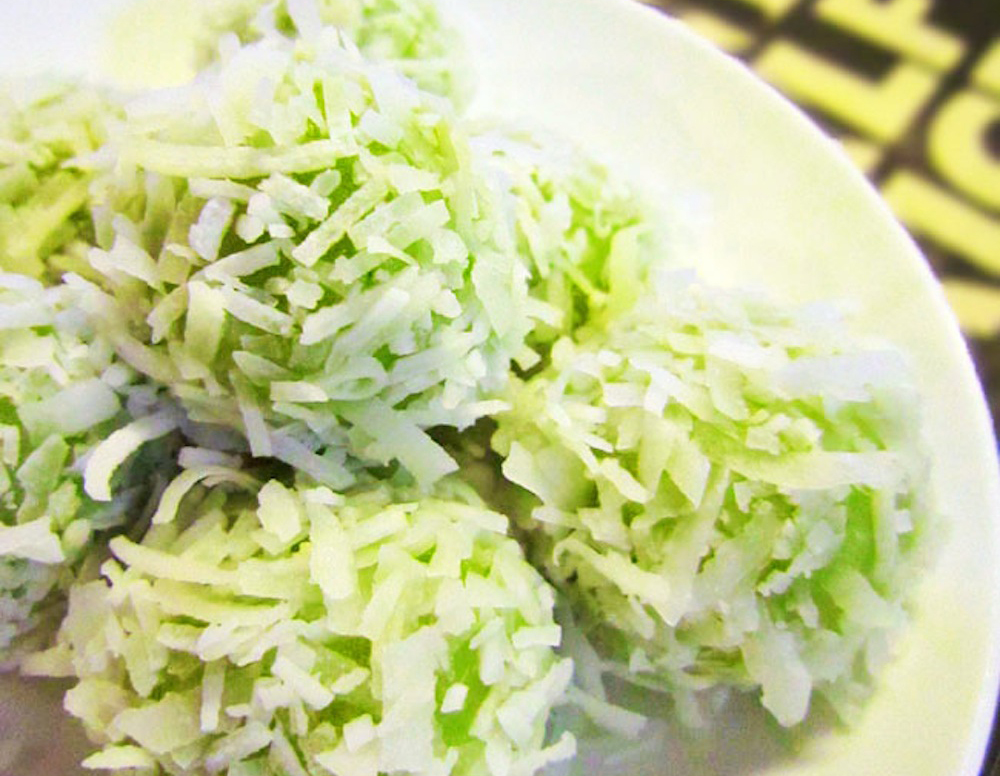 Nyonya kuih Onde Onde is a hugely popular dessert in Malaysia. u00e2u20acu201d Picture by Elaine Ho