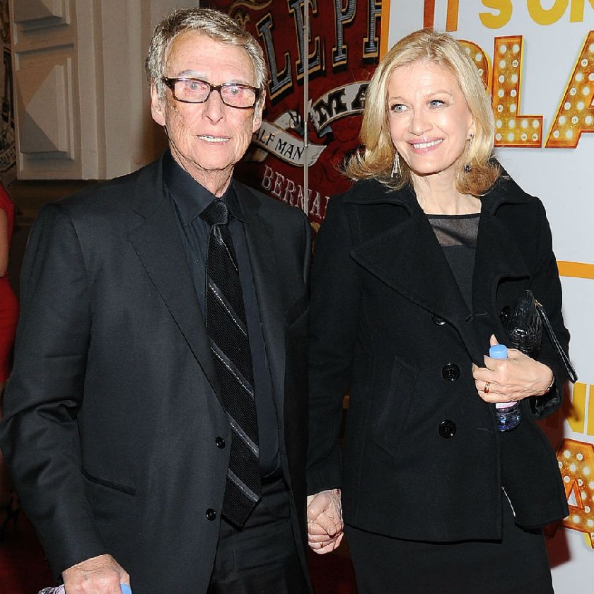 Director Mike Nichols and wife Diane Sawyer Cover Media