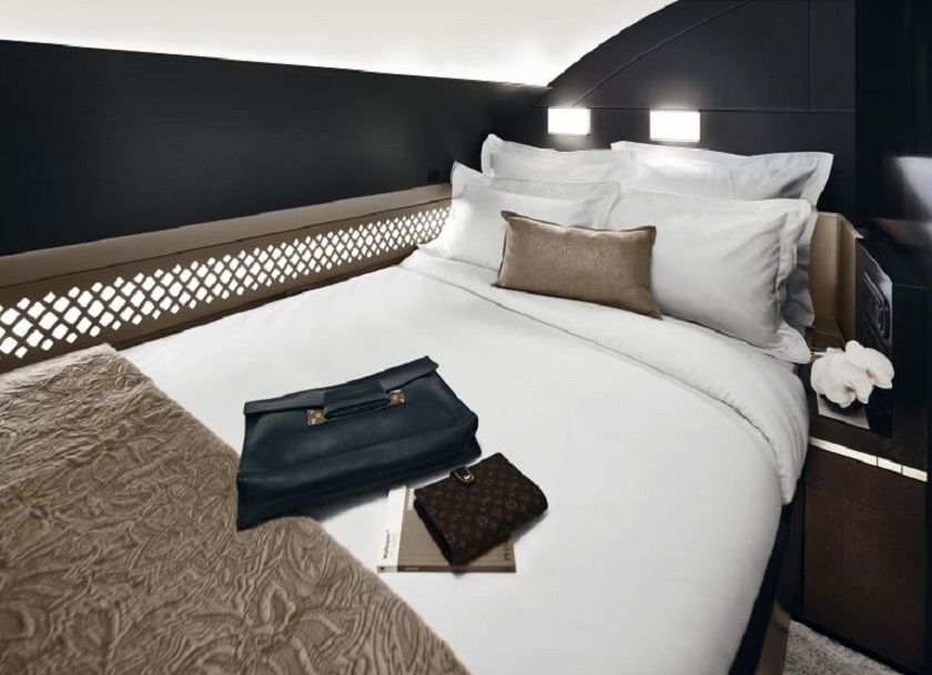 Etihad Airways raised the bar in luxury travel with the launch of u00e2u20acu0153The Residenceu00e2u20acu009d, a new three-room, in-flight apartment that comes with an en-suite shower, double bed, and personal butler aboard its A380 aircraft. u00e2u20acu201d AFP pic