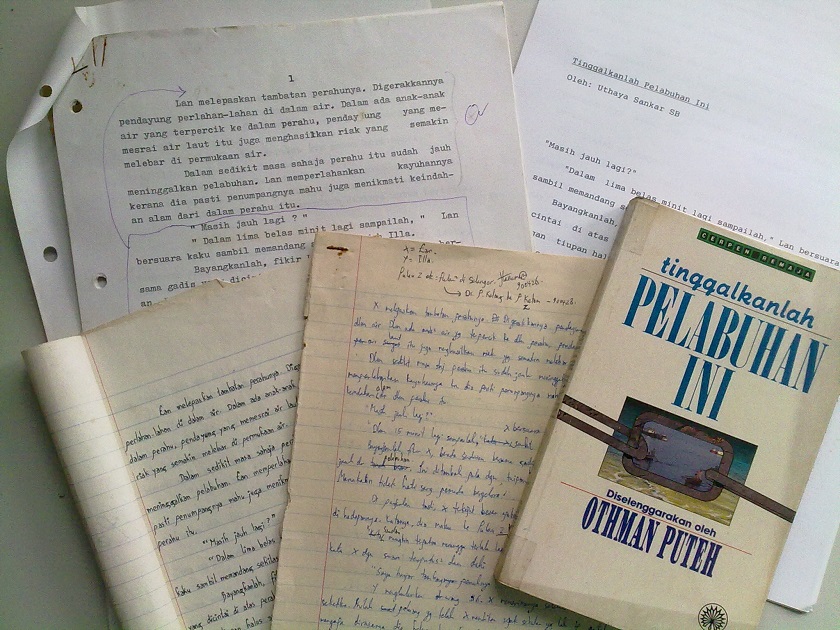 Salah satu manuskrip yang masih disimpan dalam koleksi. — Foto oleh Uthaya Sankar SB