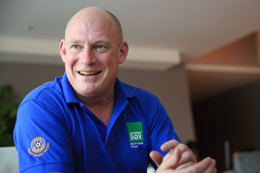 Operations team leader Andrew Clark speaks to Malay Mail Online in an interview at Ramada Plaza at Dua Sentral in Kuala Lumpur, January 15, 2014. — Picture by Saw Siow Feng