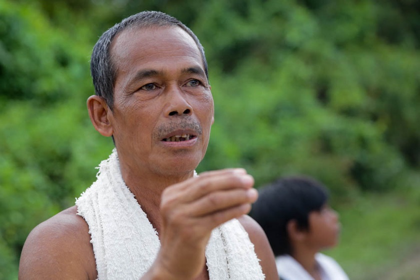 Amok Sin Chua says villagers will definitely fall ill after the floods have subsided. — Pix by Choo Choy May