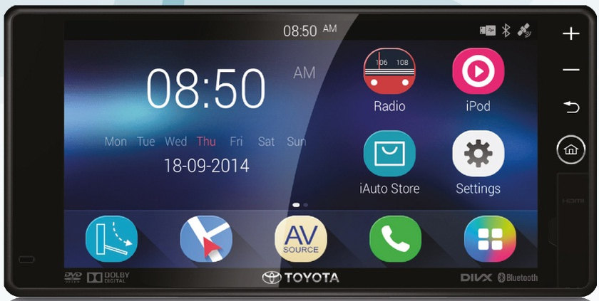 New optional DVD-AVN for the 2015 Vios. — Picture courtesy of UMW Toyota