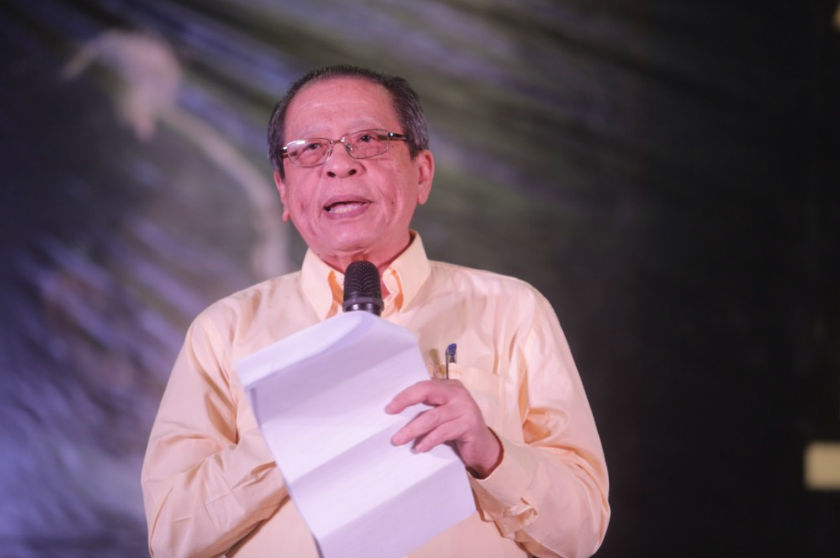 DAP veteran leader speaks during the u00e2u20acu02dcDinner with Anwar Ibrahim/Ceramah Perdanau00e2u20acu2122 event at Padang Timur, Petaling Jaya, February 9, 2015. u00e2u20acu201d Picture by Choo Choy May 