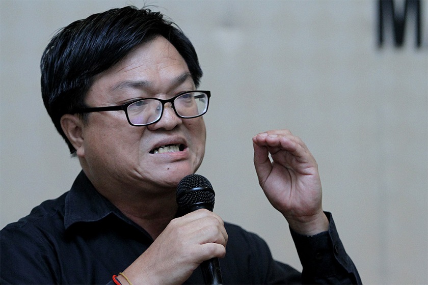 Political Researcher, Dr Wong Chin Huat, speaks at the REFSA forum at the Mandarin Court Hotel in Kuala Lumpur, on February 1, 2015. u00e2u20acu201d Picture by Yusof Mat Isa
