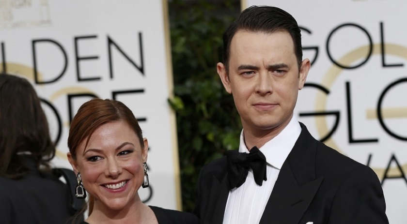 Actor Colin Hanks arrives with his wife Samantha at the 72nd Golden Globe Awards in Beverly Hills, California January 11, 2015. u00e2u20acu201d Reuters pic