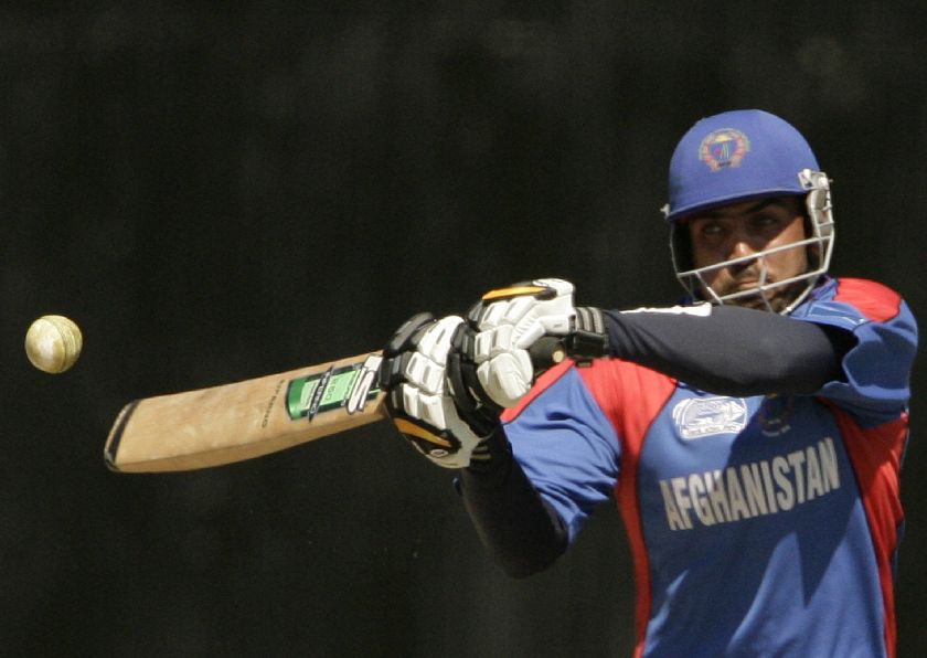 Man of the match Samiullah Shenwari astounds his home fans when all seemed lost — with his 96 runs. — Reuters pic