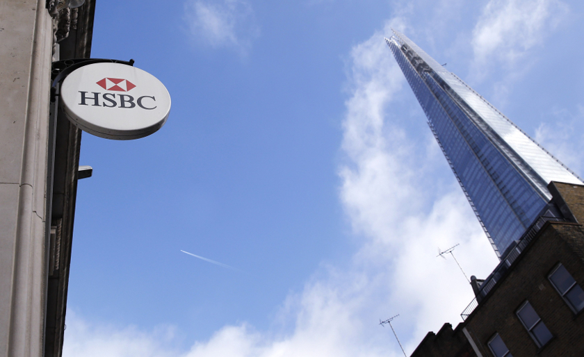 An HSBC sign is seen outside a bank branch near the Shard in London February 9, 2015. u00e2u20acu201d Reuters pic