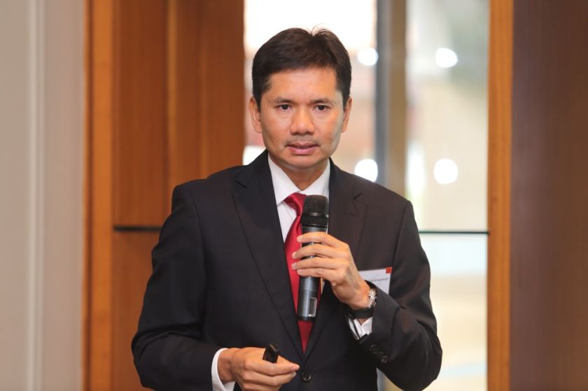 InvestKLu00e2u20acu2122s Datuk Zainal Amanshah speaks at the media briefing at Pullman Putrajaya Lakeside hotel, February 11, 2015. u00e2u20acu2022 Picture by Choo Choy May 