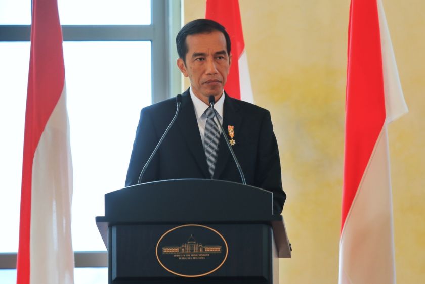 Indonesian President Jokowi (pic) speaks at the joint press conference with Prime Minister Datuk Seri Najib Razak, February 6, 2015. u00e2u20acu2022 Picture by Saw Siow Feng