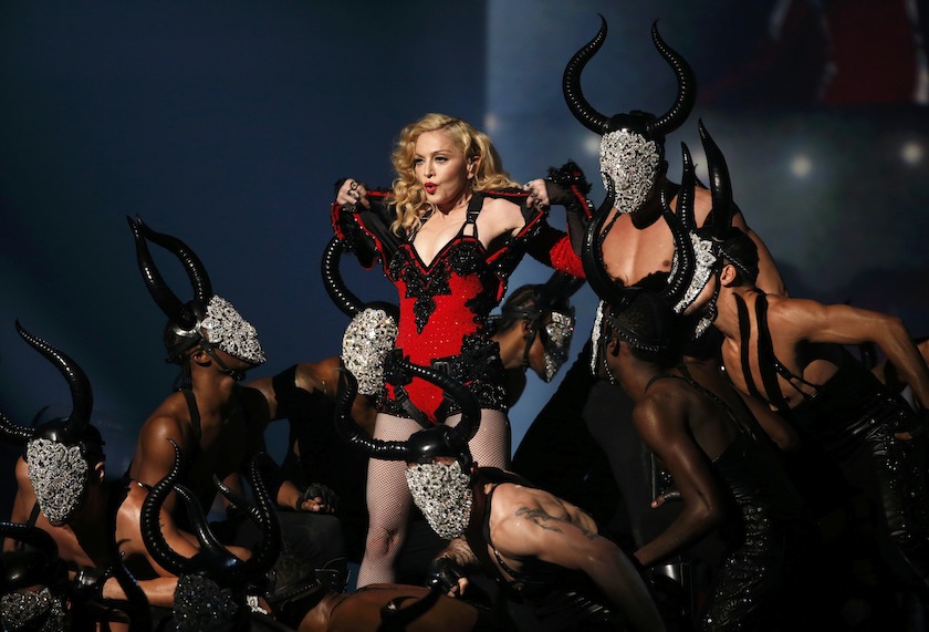Madonna performs 'Living for Love' at the 57th annual Grammy Awards in Los Angeles, California February 8, 2015.u00c2u00a0u00e2u20acu201d Reuters pic