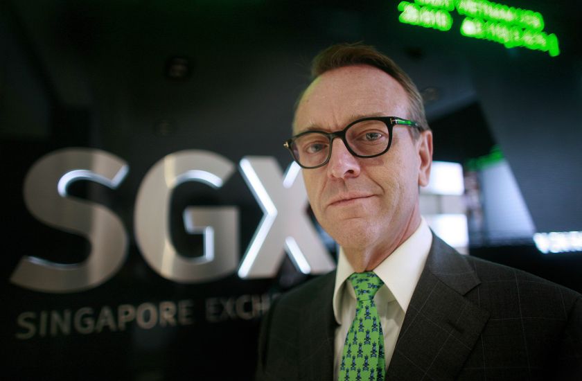 CEO of SGX Magnus Bocker poses at the Singapore Exchange offices in Singapore in this January 28, 2015 file photo. u00e2u20acu201d Reuters pic