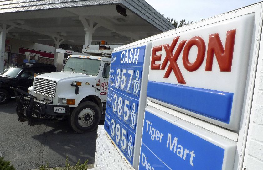 An Exxon gas station is pictured in Arlington, Virginia in a January 31, 2012 file photo. u00e2u20acu2022 Reuters pic