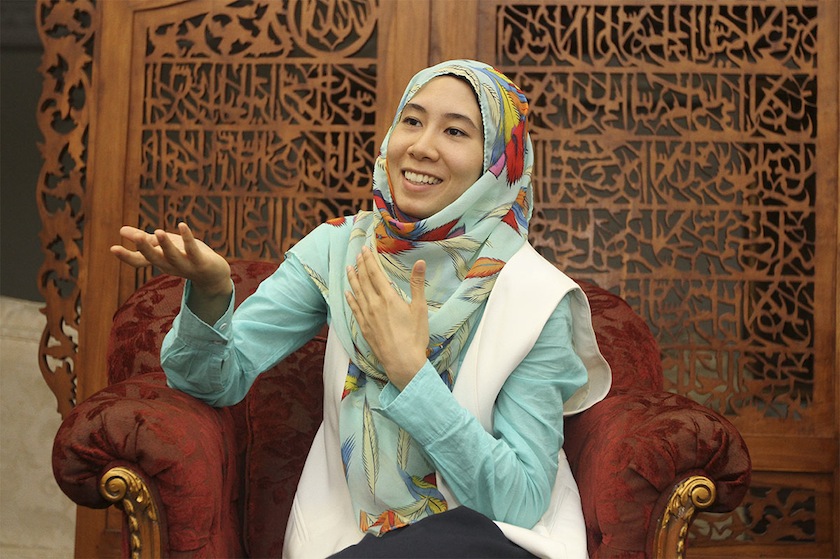 Nurul Nuha Anwar speaking during an interview at her house in Segambut, Kuala Lumpur, February 23, 2015.u00c2u00a0u00e2u20acu201d Pic by Yusof Mat Isa 