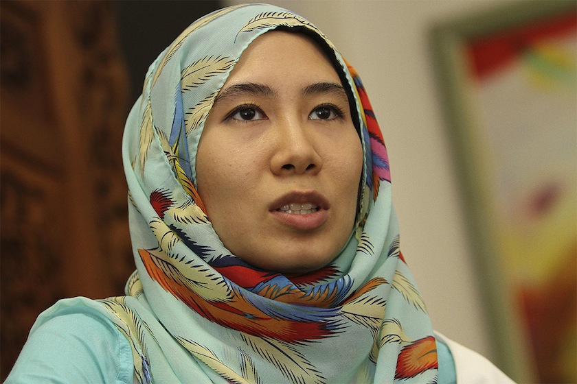 Nurul Nuha Anwar speaking during an interview at her house in Segambut, Kuala Lumpur, February 23, 2015.u00c2u00a0u00e2u20acu201d Pic by Yusof Mat Isa 