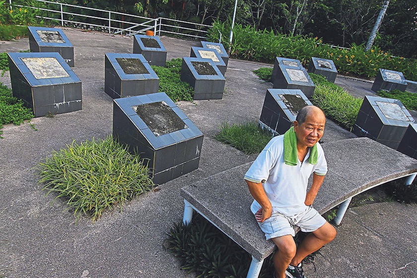 Copper plaques paying homage to nations that took part in the 1998 Commonwealth Games have been stolen, a sign of the sorry state of Commonwealth Hill. u00e2u20acu201d Picture by Azneal Ishak