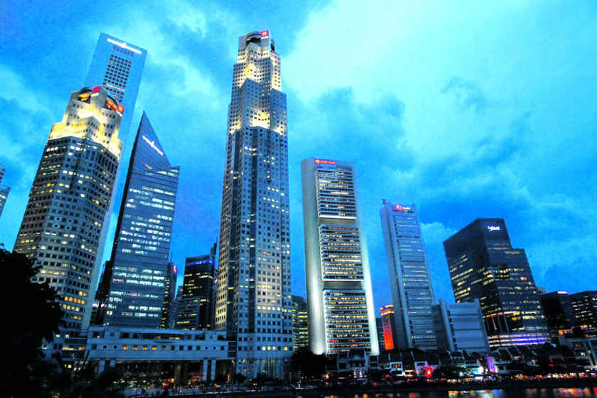 The Singapore Central Business District (CBD) night skyline. u00e2u20acu201d TODAY pic