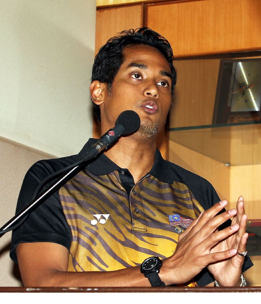 Youth and Sports Minister Khairy Jamaluddin delivers the keynote address on u00e2u20acu02dcNew Sports Moduleu00e2u20acu2122 in Dewan Perdana, National Sports Institute, Bukit Jalil February 12, 2015. u00e2u20acu201d Bernama pic