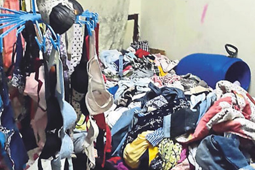 Police found hundreds of undergarments in the suspectu00e2u20acu2122s house in Klang yesterday. 