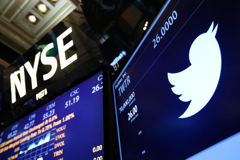 The Twitter logo is seen on the floor at the New York Stock Exchange before the company's IPO in New York, November 7, 2013. u00e2u20acu201d Reuters pic