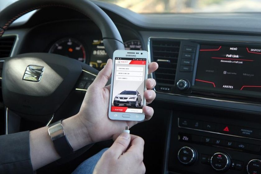 Samsung and Seat announce their alliance. Samsung will help Seat develop apps among other things. — AFP-Relaxnews pic