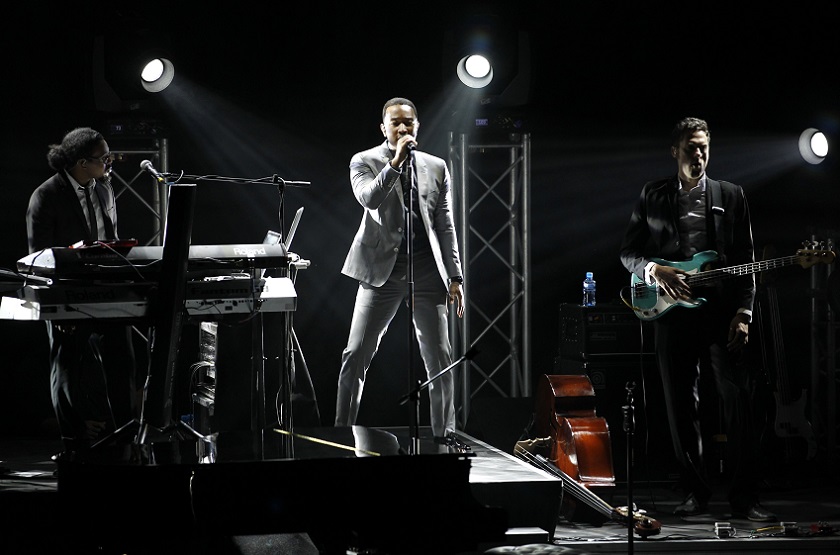 Jazz Grammy award winner, John Legend of the United States performs in Bahrain on the opening night of the Spring of Culture activities in Arad Fort in Muharraq north of Manama, March 3, 2015. u00e2u20acu201d Reuters pic