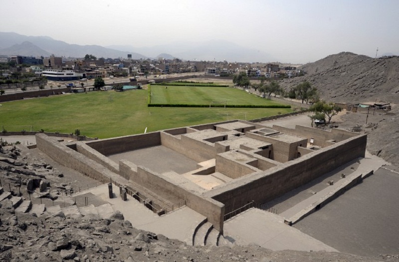Panoramic view of the almost unknown pre-Inca Puruchuco u00e2u20acu201d u00e2u20acu02dcFeathered Head-Pieceu00e2u20acu2122 in Andean Quechua language u00e2u20acu201d complex, on March 4, 2015 in Lima. u00e2u20acu201d AFP pic