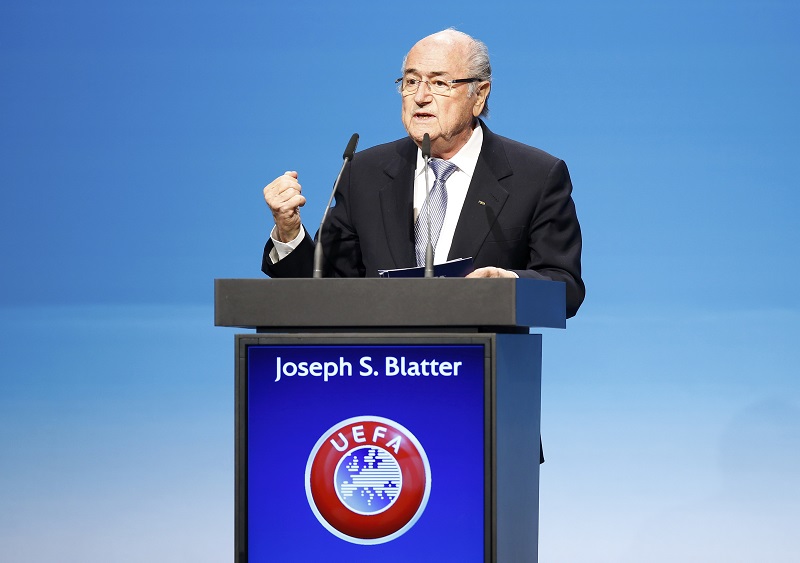 FIFA President Sepp Blatter delivers his speech during the opening session of the 39th Ordinary UEFA Congress in Vienna, March 24, 2015. u00e2u20acu201d Reuters pic