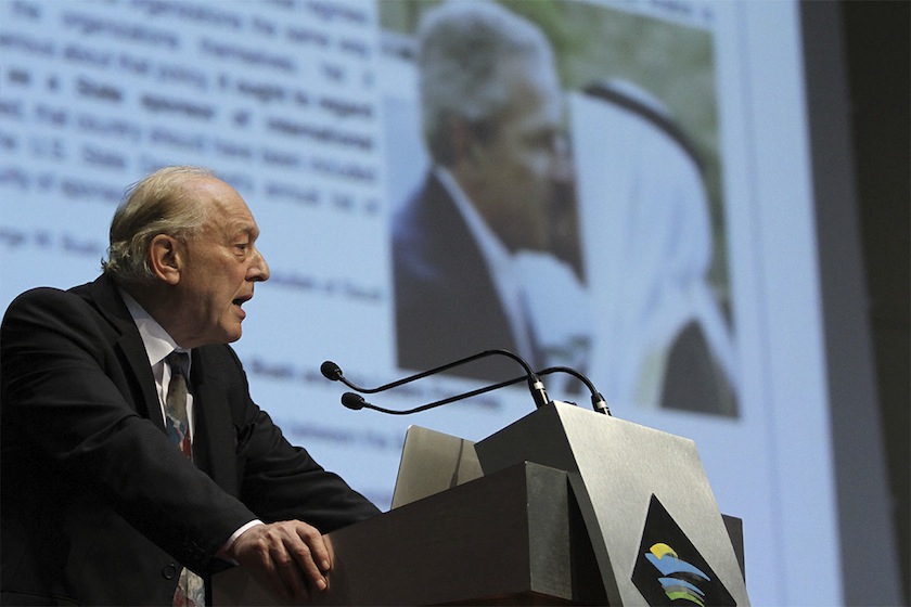 Dr Michel Chossudovsky speaks at the International Conference on u00e2u20acu02dcNew World Orderu00e2u20acu2122 organised by the Perdana Global Peace Foundation at the Putrajaya International Convention Centre, March 9, 2015.u00c2u00a0u00e2u20acu201du00c2u00a0Picture by Yusof Mat Isa