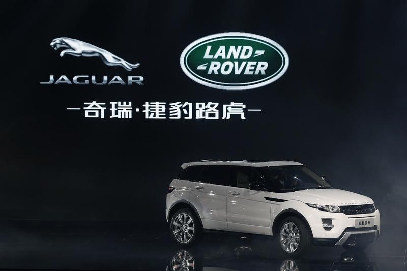 A Land Rover Evoque car is displayed during the Chery Jaguar Land Rover plant opening ceremony in Changshu, Jiangsu province in this October 21, 2014 file picture. u00e2u20acu201d Reuters pic