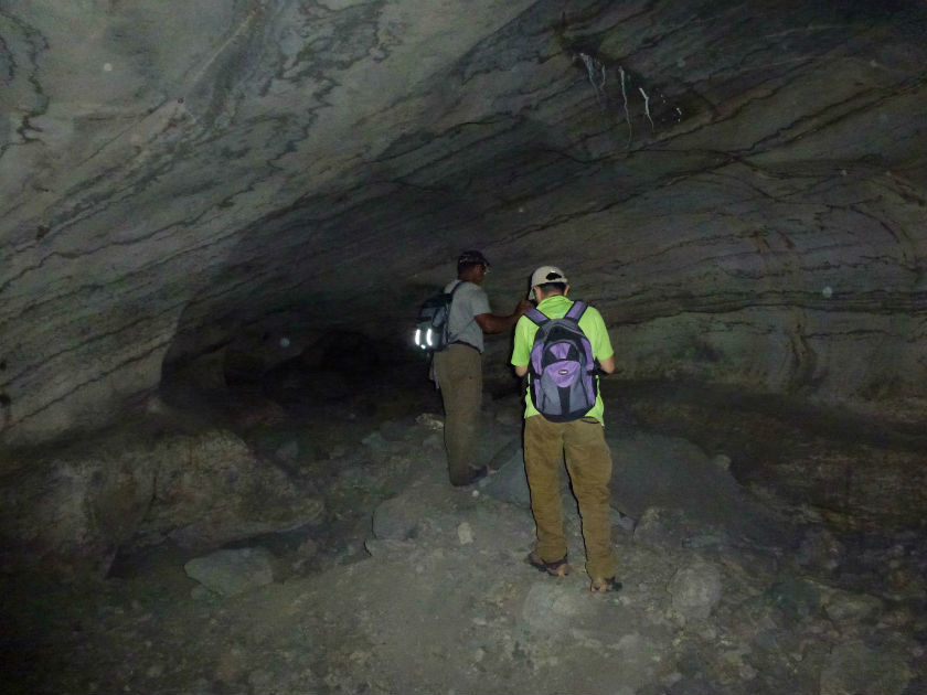 The cave is home to thousands of bats.