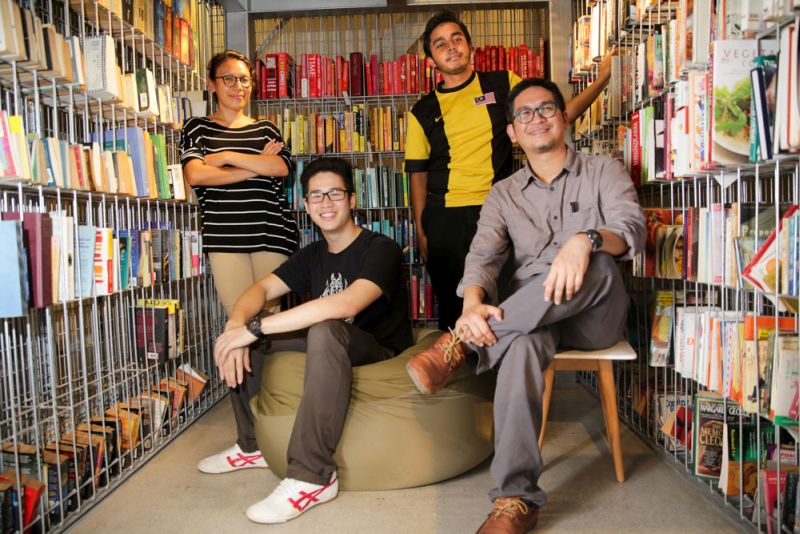 (From left) Juita Jalaluddin, Ong Shien Chii, Khal and Wong Wei Ping are the volunteers behind the running of L45. — Picture by Choo Choy May