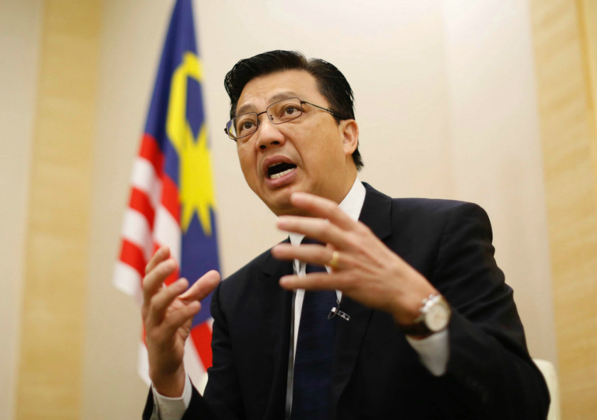 Transport Minister Datuk Seri Liow Tiong Lai gestures during an interview with Reuters ahead of the one-year anniversary of the disappearance of Malaysia Airlines flight MH370, in Putrajaya, March 6, 2015. u00e2u20acu201d Reuters pic
