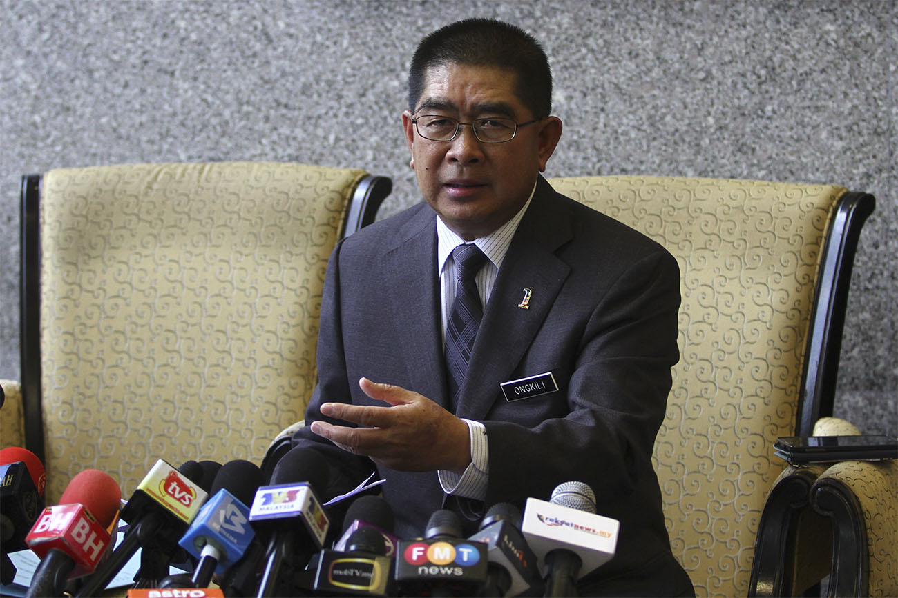 Minister of Energy, Green Technology and Water, Datuk Seri Dr Maximus Johnity Ongkili speaks in the Parliament in Kuala Lumpur March 10, 2015.u00c2u00a0u00e2u20acu201d Picture by Yusof Mat Isa 