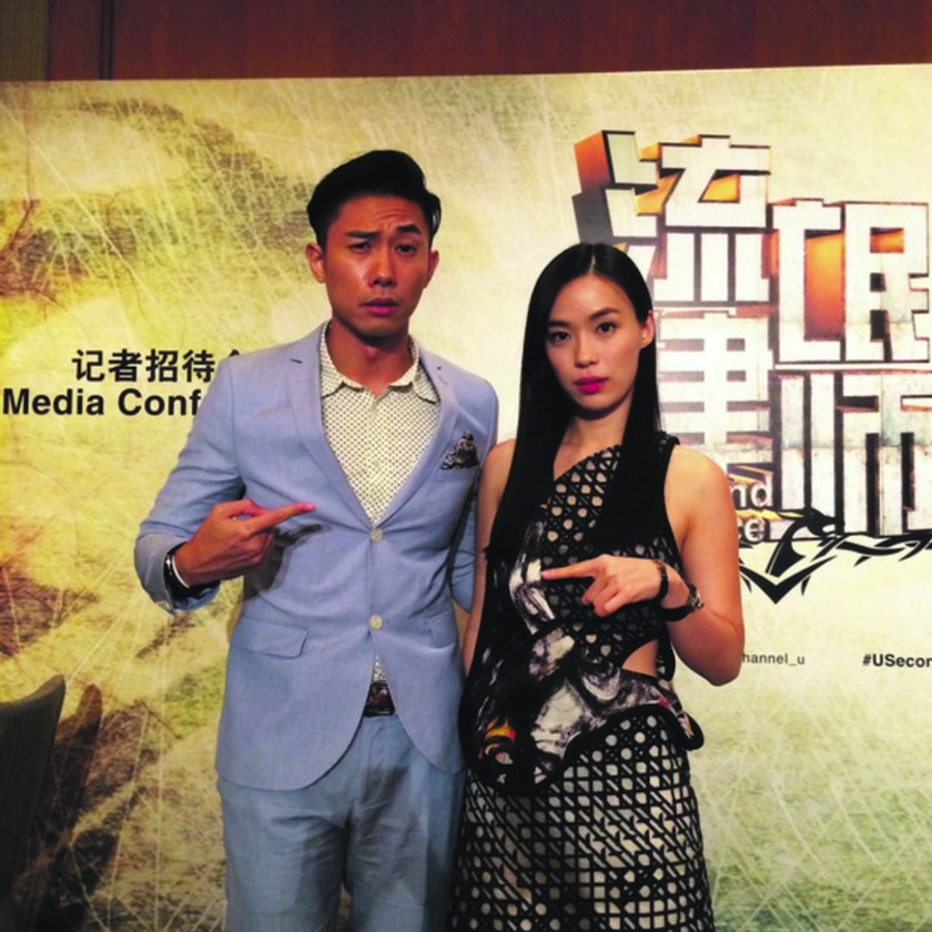 Desmond Tan and Rebecca Lim get romantic in their first drama together. u00e2u20acu201d TODAY pic