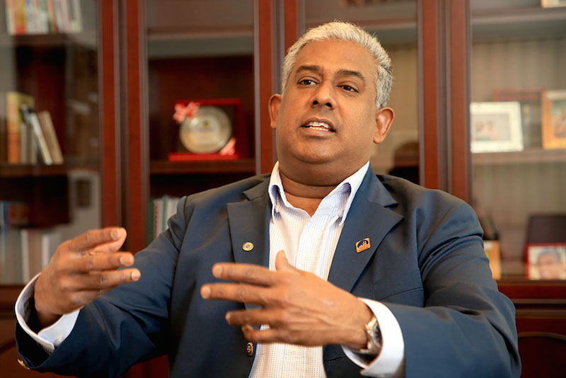 Malaysian Institute of Estate Agents president Siva Shanker speaks to Malay Mail Online in Kuala Lumpur on March 11, 2015. u00e2u20acu201d Picture by Saw Siow Feng
