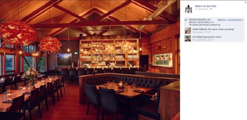 Tofino, BC restaurant Wolf in the Fog is one of the top 100 restaurants in Canada, according to OpenTable. u00e2u20acu201d AFP pic