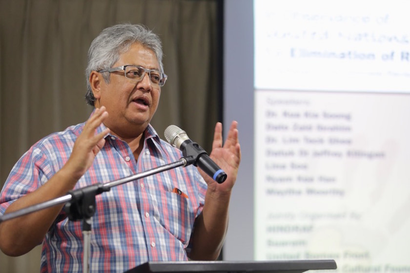 Datuk Zaid Ibrahim speaks during the u00e2u20acu02dcSymposium to Eliminate Racism and Racial Discrimination in Malaysiau00e2u20acu2122 at the LLG Cultural Development Centre in Kuala Lumpur March 12, 2015. u00e2u20acu201d Picture by Choo Choy May