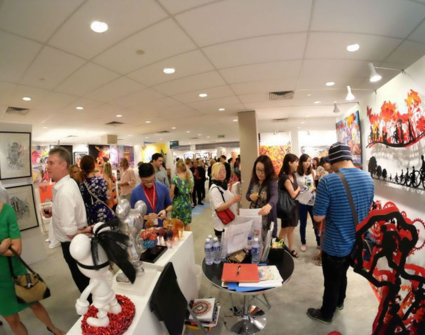 Crowds gathering at last year's Affordable Art Fair. u00e2u20acu201d TODAY pic