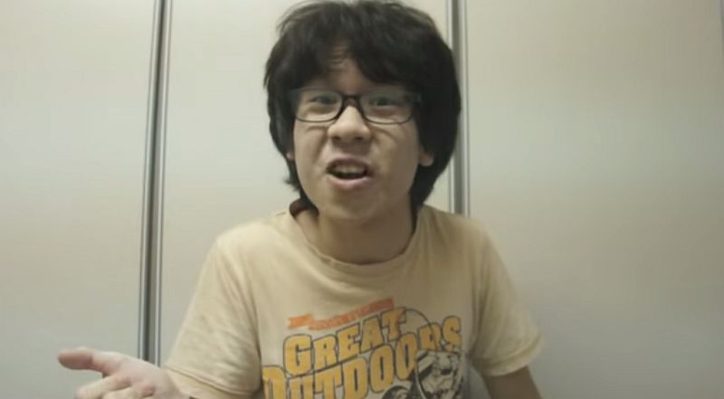 Screencap of the YouTube video by Amos Yee.