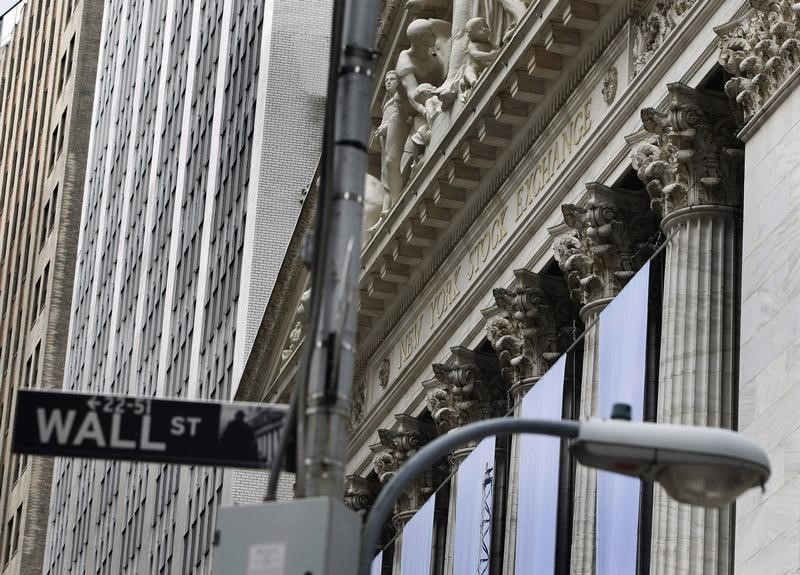 The outside of the New York Stock Exchange is seen in New York May 13, 2011. US stocks surged yesterday (March 18, 2015). u00e2u20acu201d Reuters pic