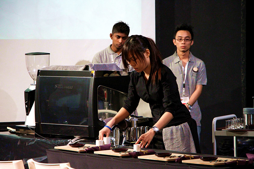 Setting up the table can be an art and contributes to the competitor’s final score.