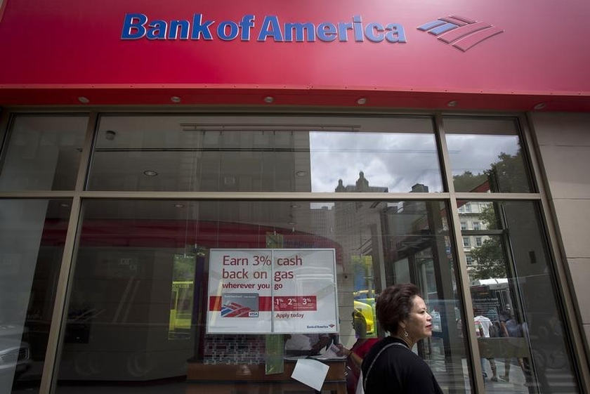A Bank Of America sign in Manhattan, New York August 21, 2014. u00e2u20acu201d Reuters pic 