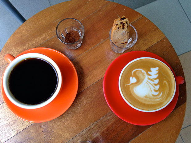 At CAFFEine; be prepared to fall in love with the hand drip coffee!