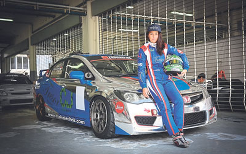 Claire-Louise Jedrek is Singaporeu00e2u20acu2122s only female race driver. u00e2u20acu2022 Malay Mail pic
