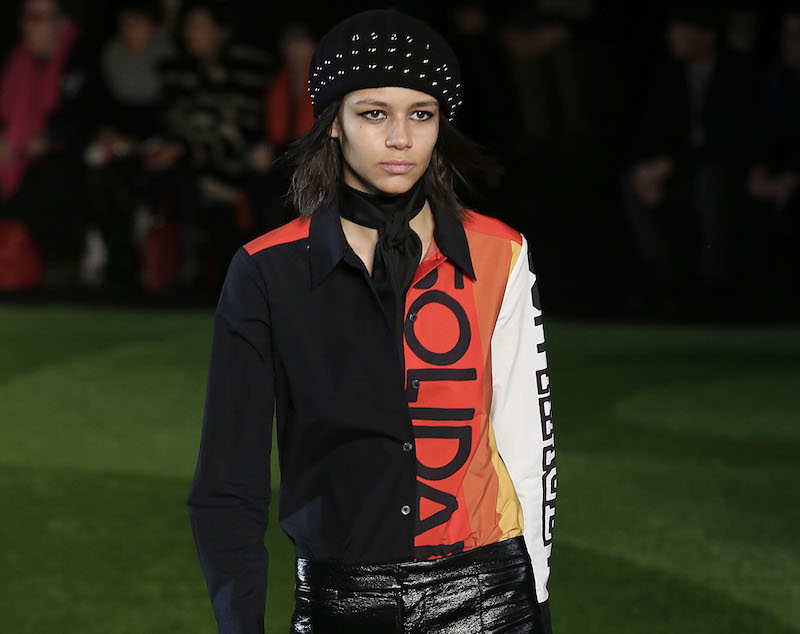 A model wears a look from Marc by Marc Jacobs. u00e2u20acu201d AFP-Relaxnews pic