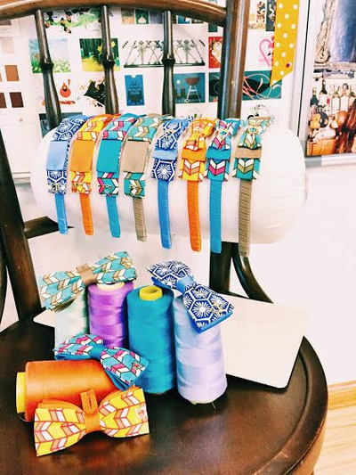 The Nala collection of headbands are available in two styles: Lolita and Mini Block Party. 