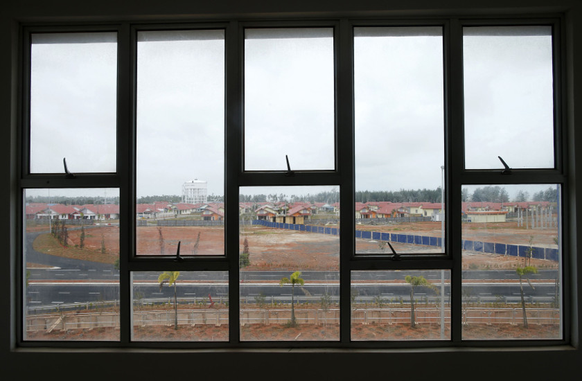 A general view of the newly constructed roads and houses in a largely empty township in Johor in this file picture taken on February 4, 2015. — Reuters pic
