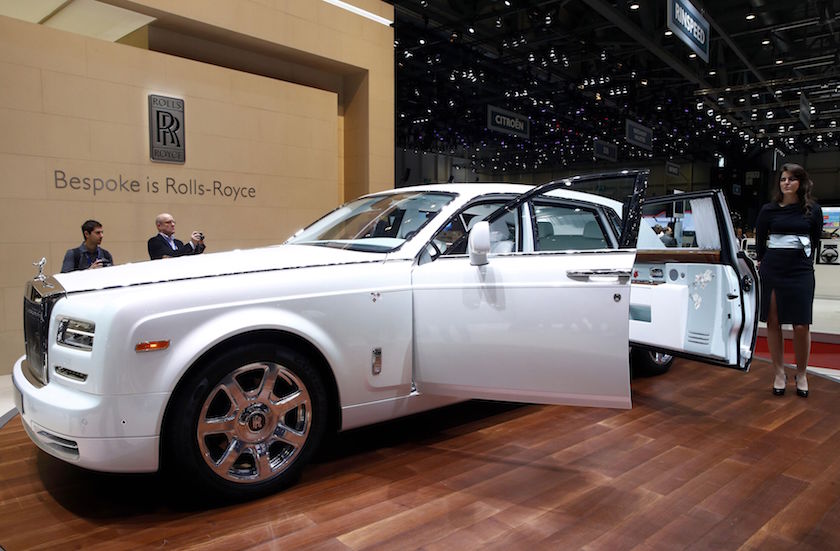 The Rolls-Royce Phantom Serenity is seen during the first press day ahead of the 85th International Motor Show in Geneva March 3, 2015. u00e2u20acu201d Reuters pic