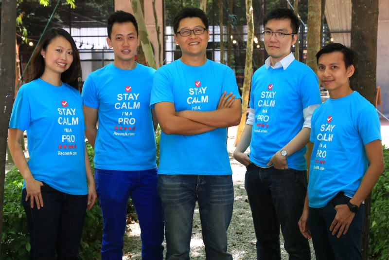 Jes Min Lua, Tony Moey, Alex Tan, TC Wu and Wafiq Rodzuan are the faces behind RecomN. u00e2u20acu201d Picture by Choo Choy May